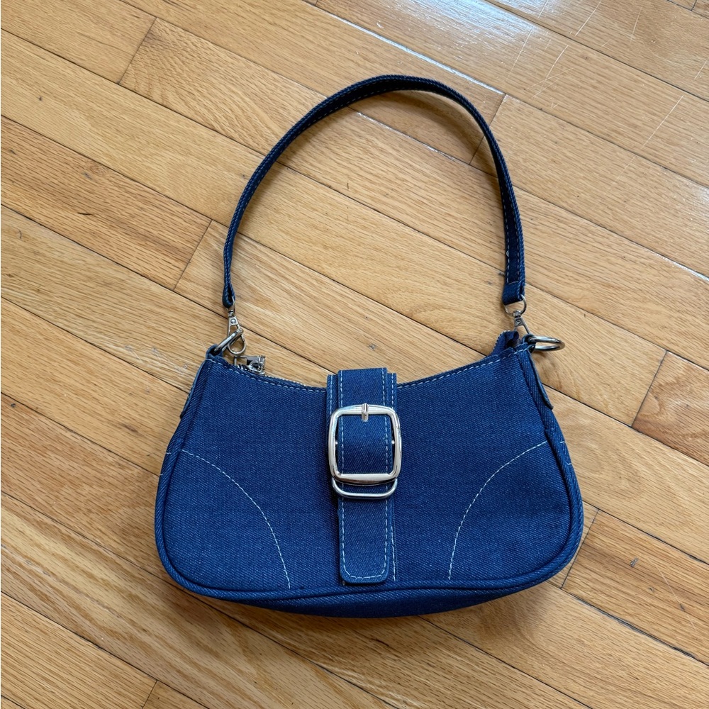 SHEIN Blue Denim Shoulder Bag